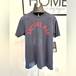 New England Patriots Blue NWT, 47 Brand Upside Down T-Shirt